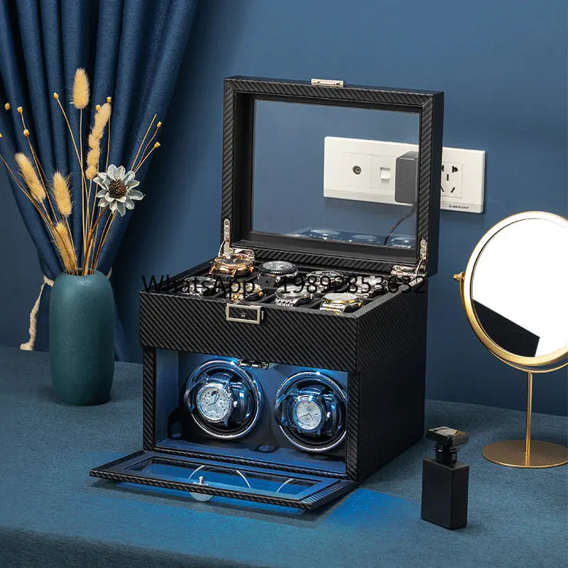 Mechanical watch storage, shaker watch box, high-end leather household simple silent motor, automatic winding box, watch shaker
Mechanical watch storage, shaker watch box, high-end leather household simple silent motor, automatic winding box, watch shaker