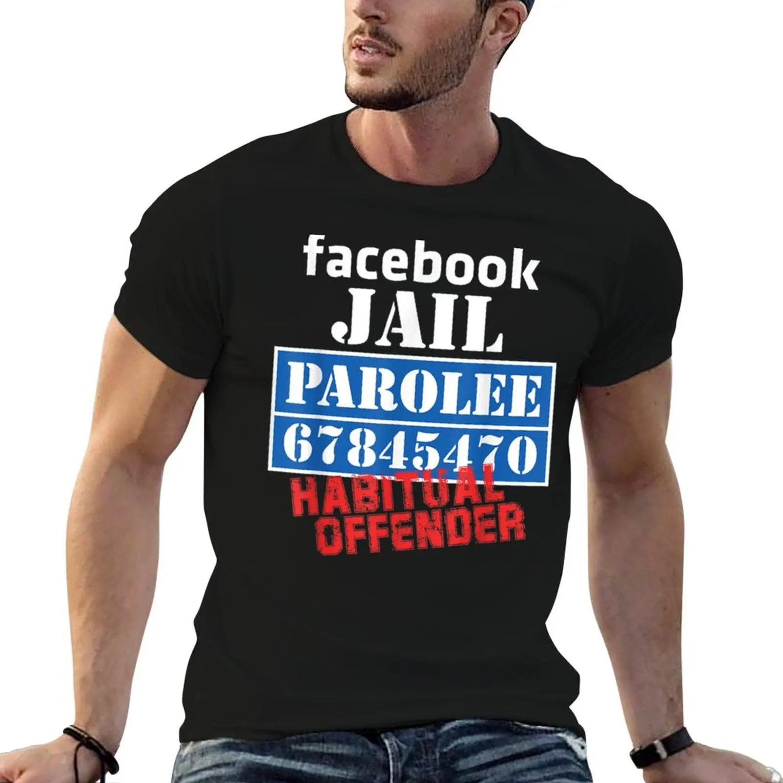Facebook Jail (1) T-Shirt anime tshirt funny t shirts dark humor man t shirt graphic T-shirt
Facebook Jail (1) T-Shirt anime tshirt funny t shirts dark humor man t shirt graphic T-shirt