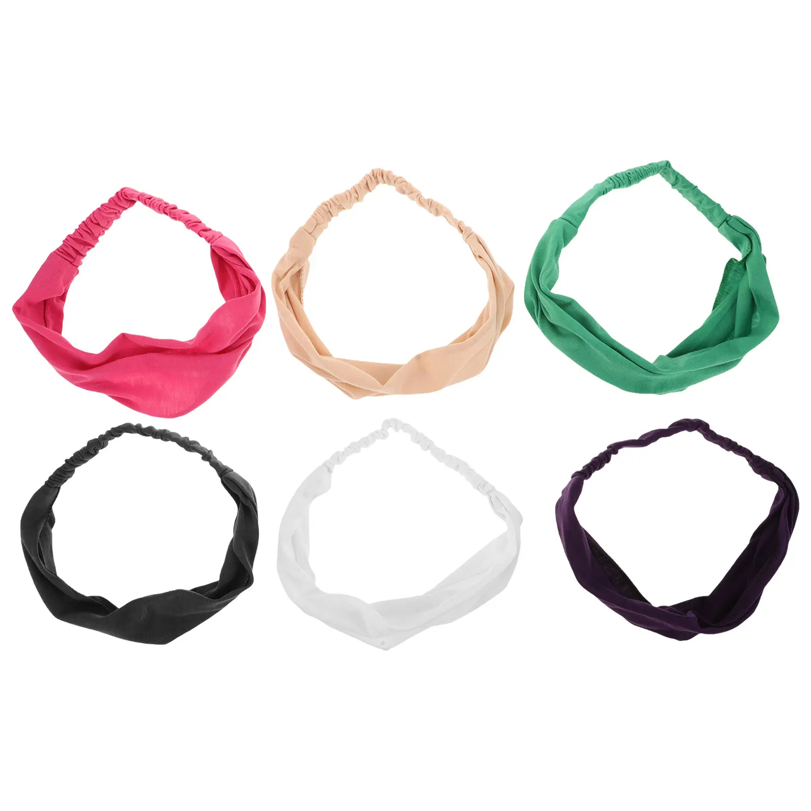 6pcs Hair Bands Elastic Headband Stretchy Wraps Women Fabric Scarf Pure Color Mixed Triangle Bandana Comfortable Air
6pcs Hair Bands Elastic Headband Stretchy Wraps Women Fabric Scarf Pure Color Mixed Triangle Bandana Comfortable Air
