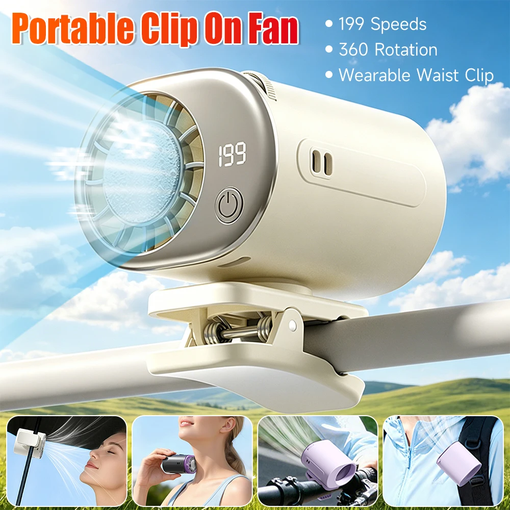 2026 New Clip Universal Ice Fan USB High-speed Umbrella Hanging Waist Hanging Neck Cooling Fan LED Display Outdoor Cooler Fan
2026 New Clip Universal Ice Fan USB High-speed Umbrella Hanging Waist Hanging Neck Cooling Fan LED Display Outdoor Cooler Fan
