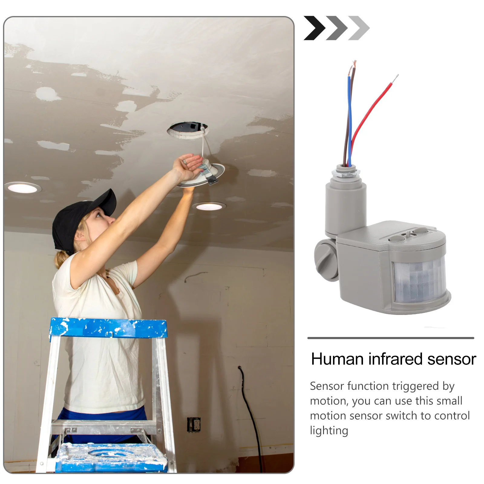 Infrared Pir Motion Sensor for LED Security Light Wall Lamp Spotlight Automatic Switch Module Pir Motion Sensor
Infrared Pir Motion Sensor for LED Security Light Wall Lamp Spotlight Automatic Switch Module Pir Motion Sensor