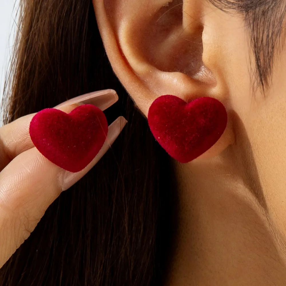 Exquisite Alloy Red Velvet Bow Earrings Pearl Bowknot Wine Red Bow Drop Earrings Heart Korean Style New Year Earrings Women
Exquisite Alloy Red Velvet Bow Earrings Pearl Bowknot Wine Red Bow Drop Earrings Heart Korean Style New Year Earrings Women