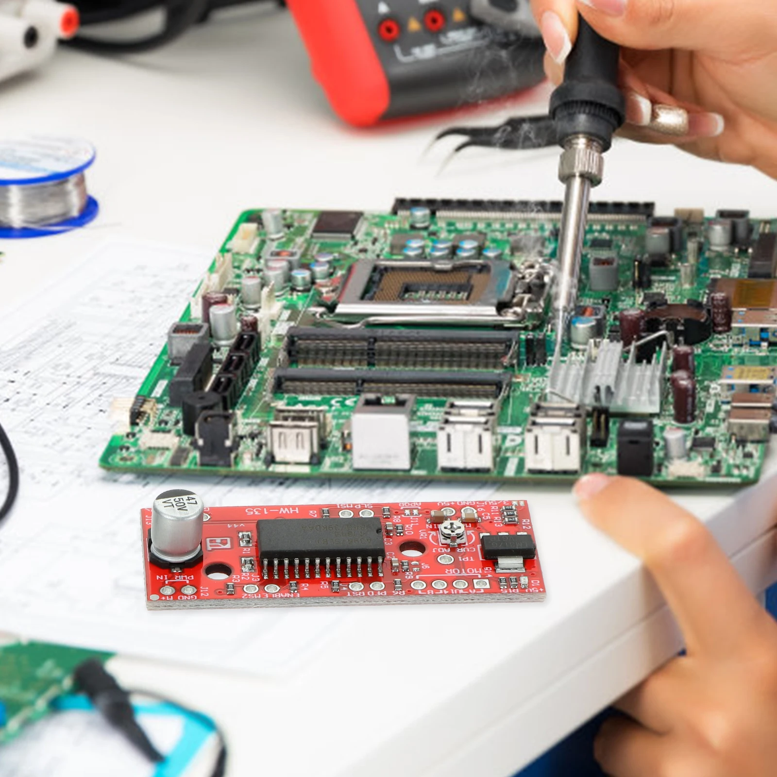 Stepper Motor Driver Plate EasyDriver 150mA 750mA Phase 7V 30V Power Microstep Full Half Quarter Eighth Tool Parts
Stepper Motor Driver Plate EasyDriver 150mA 750mA Phase 7V 30V Power Microstep Full Half Quarter Eighth Tool Parts