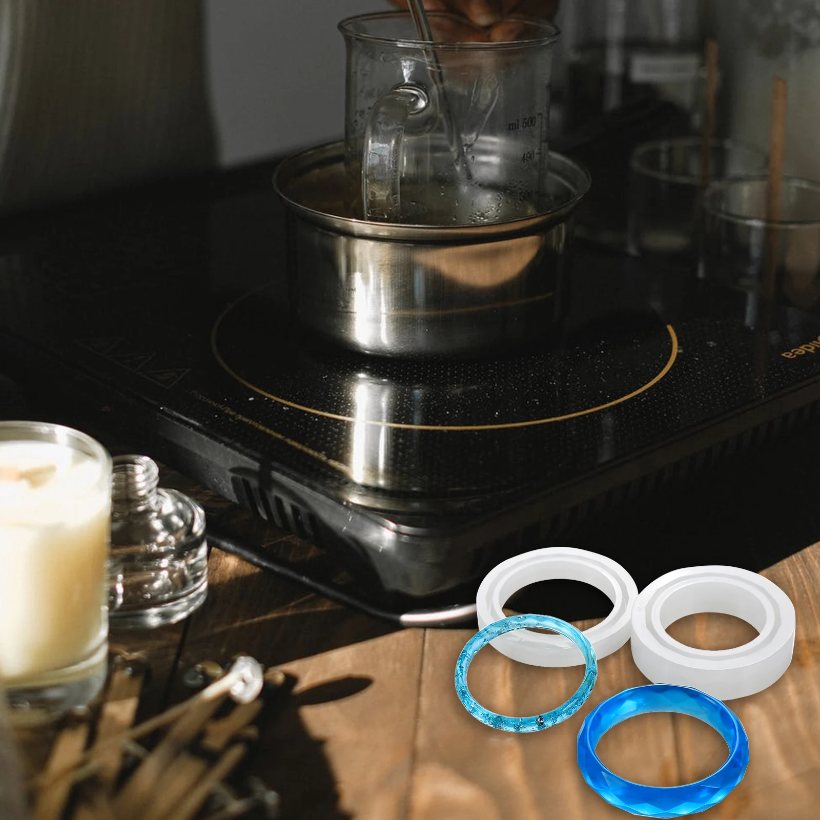 3pcs Rhombus Surface Bracelet Mold Reusable Silicone Casting Mold Diy Epoxy Crafts Flexible Decoration Mould Ornament Tool For 
3pcs Rhombus Surface Bracelet Mold Reusable Silicone Casting Mold Diy Epoxy Crafts Flexible Decoration Mould Ornament Tool For