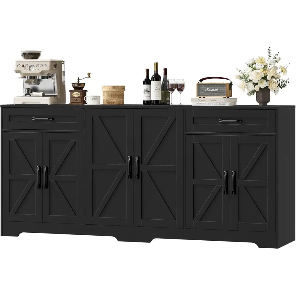 Большой буфет-комод 71 с регулируемыми полками, 6 распашными дверцами, деревянный стол для кофе и вина для кухни или столовой
Большой буфет-комод 71 с регулируемыми полками, 6 распашными дверцами, деревянный стол для кофе и вина для кухни или столовой