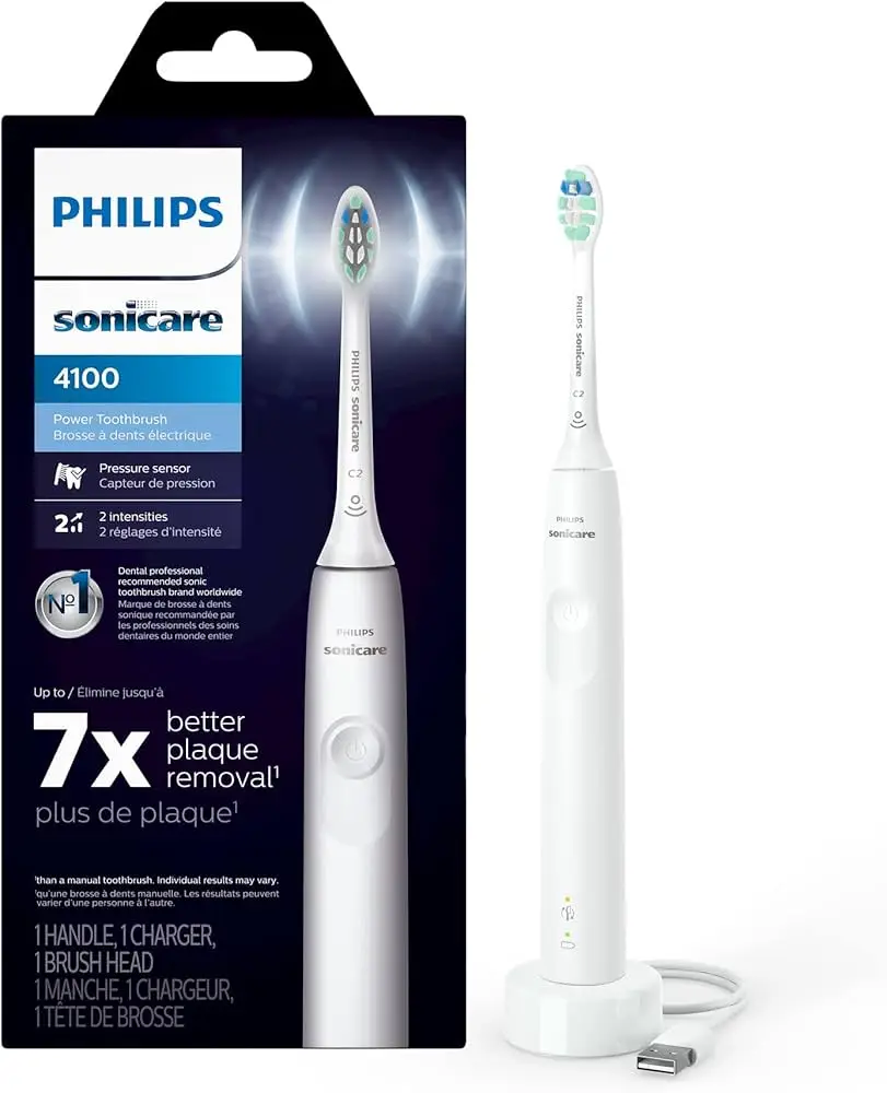 Philips Sonicare HX3681 ProtectiveClean 4100 Rechargeable Electric Toothbrush
Philips Sonicare HX3681 ProtectiveClean 4100 Rechargeable Electric Toothbrush