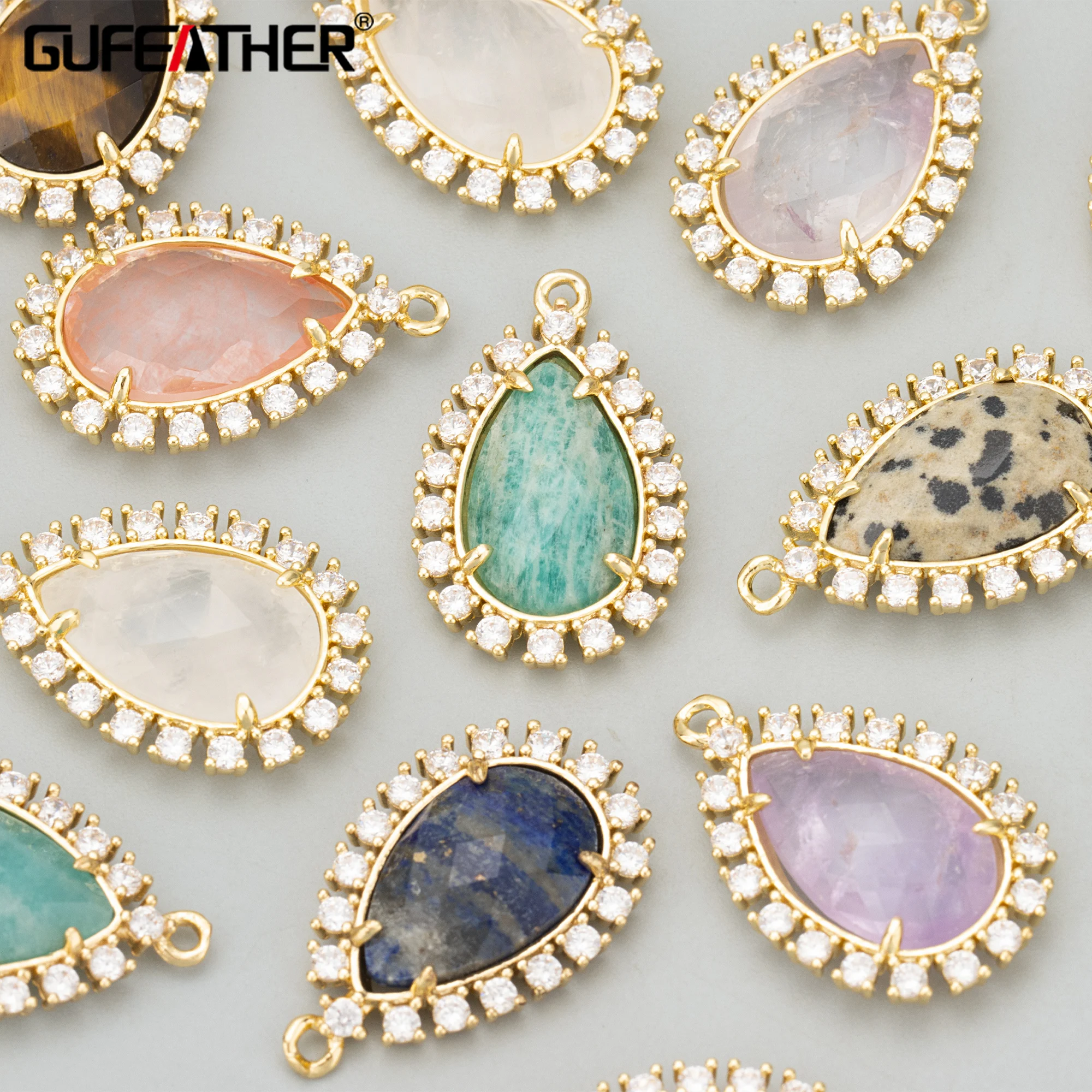 GUFEATHER MF74,jewelry accessories,18k gold plated,copper,natural stone,hand made,charms,diy pendants,jewelry making,4pcs/lot
GUFEATHER MF74,jewelry accessories,18k gold plated,copper,natural stone,hand made,charms,diy pendants,jewelry making,4pcs/lot