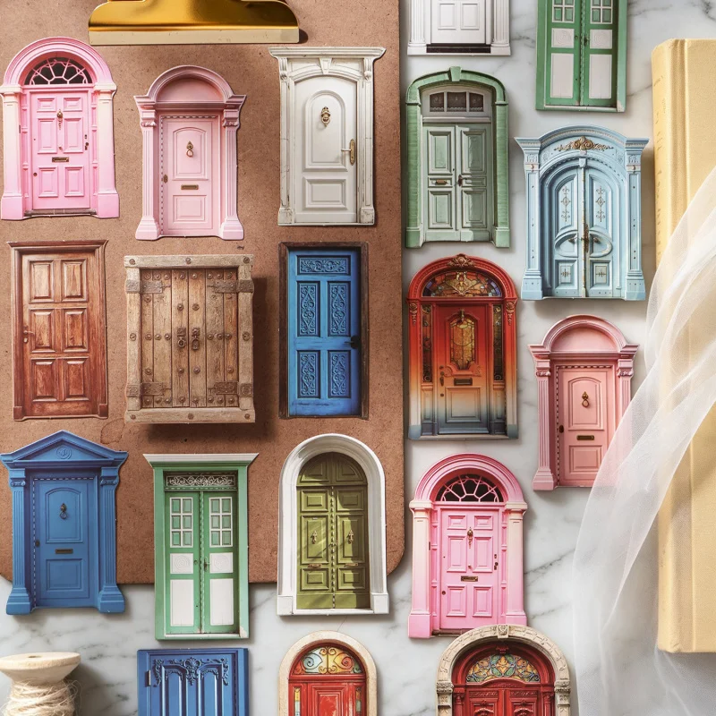 16 Sheets Vintage Door Window Scene Building Stickers Journal Scrapbooking DIY Decor Craft Supplies
16 Sheets Vintage Door Window Scene Building Stickers Journal Scrapbooking DIY Decor Craft Supplies