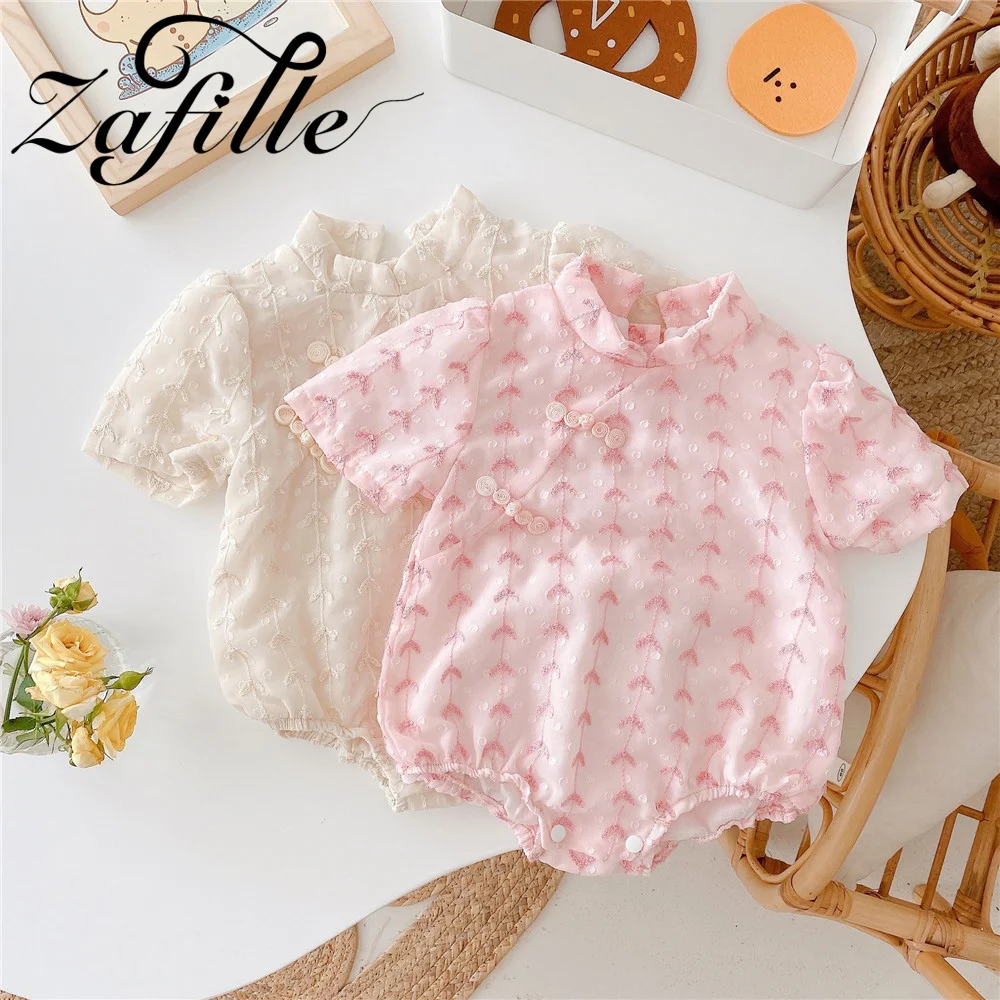 ZAFILLE Sweet Vintage Bodysuit For Kids Newborn Girls Clothing Short Sleeve Baby's Rompers Luxury Children's Outfits Girls Suits
ZAFILLE Sweet Vintage Bodysuit For Kids Newborn Girls Clothing Short Sleeve Baby's Rompers Luxury Children's Outfits Girls Suits