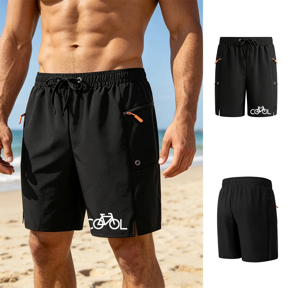 Men's Casual Beach Pants Letter Bicycle Print Quick Drying Breathable Summer Outdoor Fitness Cycling Running Knee Length Shorts
Men's Casual Beach Pants Letter Bicycle Print Quick Drying Breathable Summer Outdoor Fitness Cycling Running Knee Length Shorts