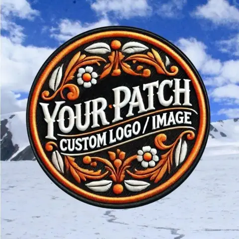Custom Embroidery Patch Iron On Patches Logo Team Group Personalized DIY Fusible Patch Hook & Loop Patch For Clothing Moq 10pcs