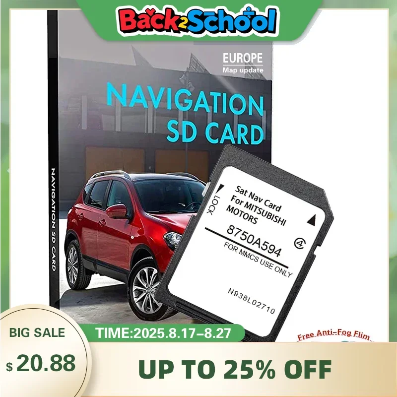 New for Mitsubishi Outlander ASX Lancer Pajero L200 Maps Navigation SD Card GPS MMCS Europe UK Free Shipping Anti Fog Sticker
New for Mitsubishi Outlander ASX Lancer Pajero L200 Maps Navigation SD Card GPS MMCS Europe UK Free Shipping Anti Fog Sticker