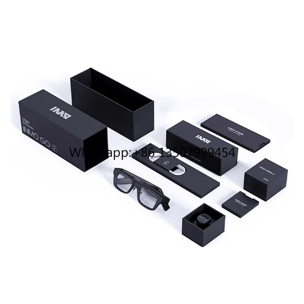 INMO Go 2 AR Smart Translation Glasses Polarized 3D 80" Virtual Screen Offline Translation Connected Mobile Calls Private Mold
INMO Go 2 AR Smart Translation Glasses Polarized 3D 80" Virtual Screen Offline Translation Connected Mobile Calls Private Mold