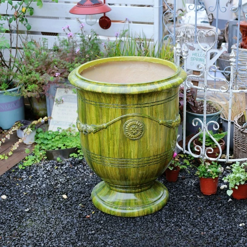 hair foreign trade outdoor retro old terrace balcony garden door large flower pot green plant decorative ornament
hair foreign trade outdoor retro old terrace balcony garden door large flower pot green plant decorative ornament