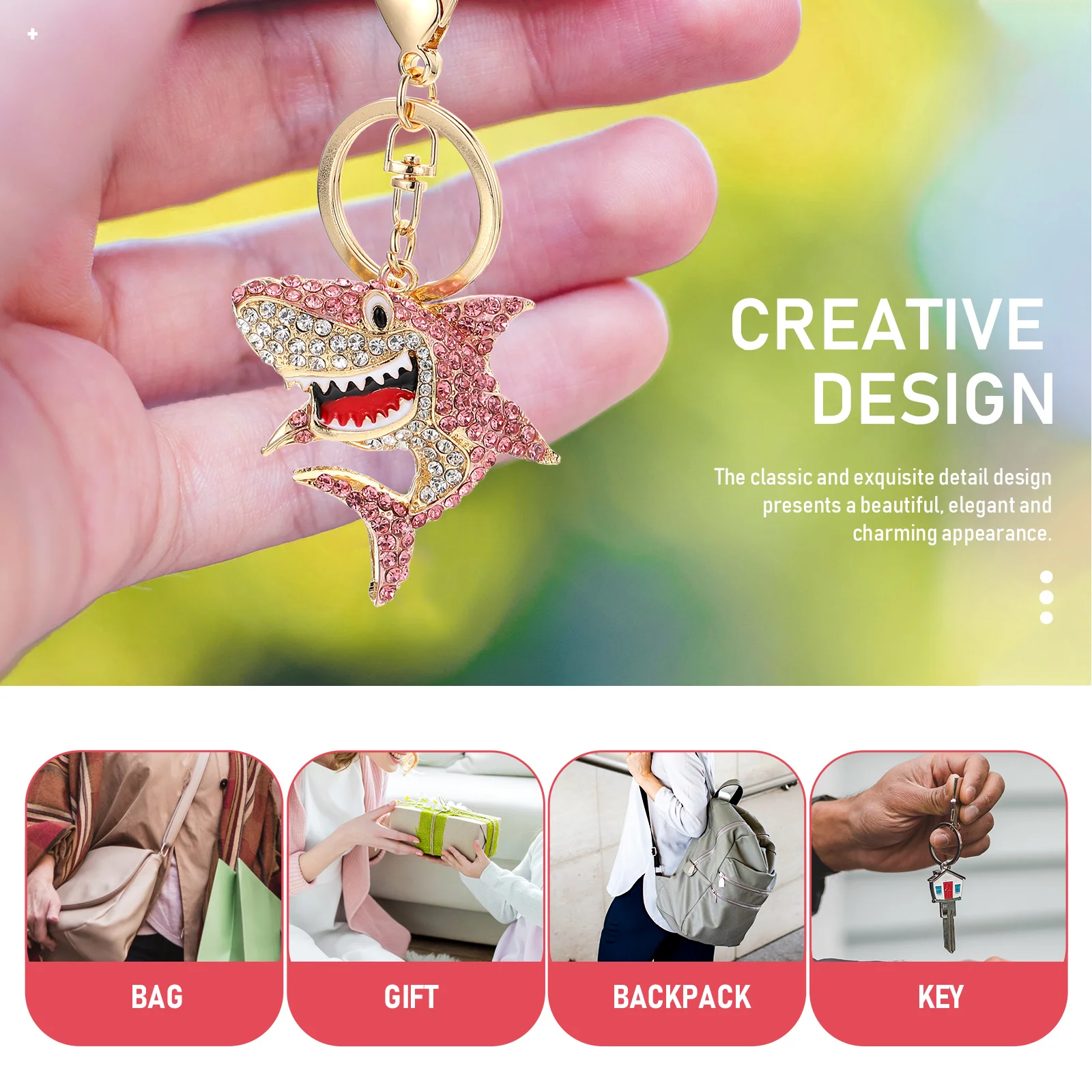Aluminum Alloy Rhinestone Chain Beautiful Pendant for Bag Car Hanging Ornament Durable Practical Use Elegant Charm
Aluminum Alloy Rhinestone Chain Beautiful Pendant for Bag Car Hanging Ornament Durable Practical Use Elegant Charm