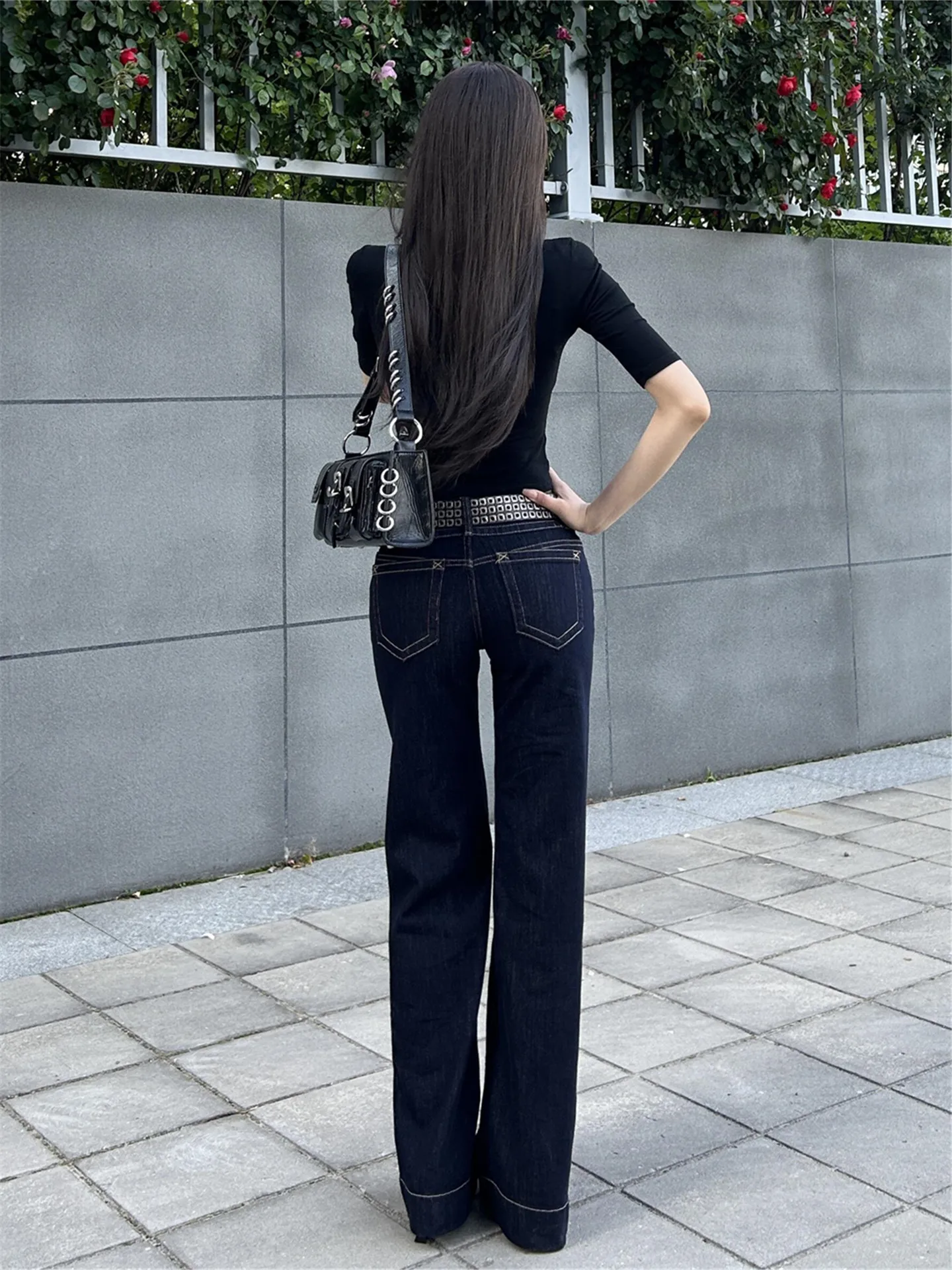 Vintage Low-Waist Bell Bottom Denim Jeans Women's Summer Loose Slimming Washed Floor-Length Pants American Street Style
Vintage Low-Waist Bell Bottom Denim Jeans Women's Summer Loose Slimming Washed Floor-Length Pants American Street Style