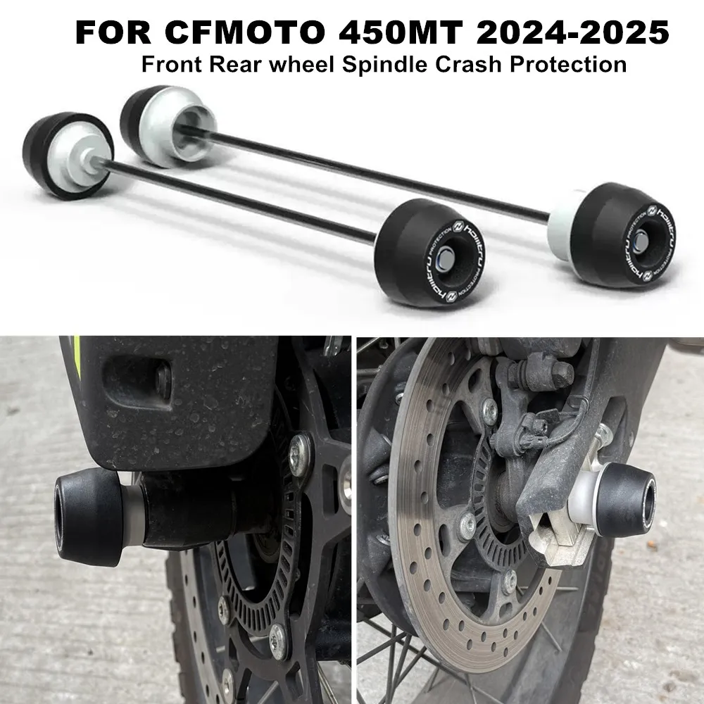FOR CFMOTO 450MT 450 MT MT450 2024 2025 Motorcycle Front & Rear Axle Fork Crash Sliders Wheel Protection
FOR CFMOTO 450MT 450 MT MT450 2024 2025 Motorcycle Front & Rear Axle Fork Crash Sliders Wheel Protection