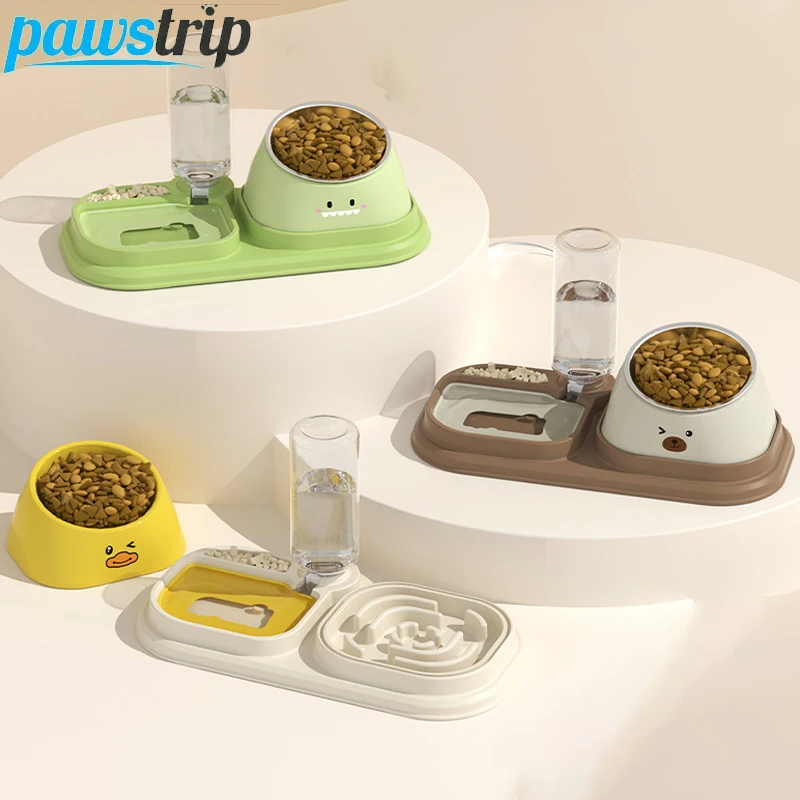 2-in-1 Cat Bowl Automatic Pet Water Dispenser for Cats Small Dogs Pet Slow Food Bowl with Drinking Fountain Cat Accessories
2-in-1 Cat Bowl Automatic Pet Water Dispenser for Cats Small Dogs Pet Slow Food Bowl with Drinking Fountain Cat Accessories
