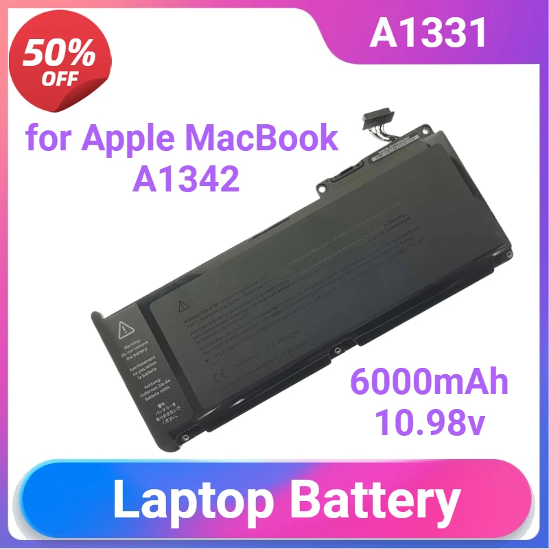 Аккумулятор для ноутбука A1331 для Apple MacBook A1342, 13 дюймов, середина 2010 г., MacBook Pro 13 MC516 MC516CH MC516LL MC516J MC516B MC516X
Аккумулятор для ноутбука A1331 для Apple MacBook A1342, 13 дюймов, середина 2010 г., MacBook Pro 13 MC516 MC516CH MC516LL MC516J MC516B MC516X