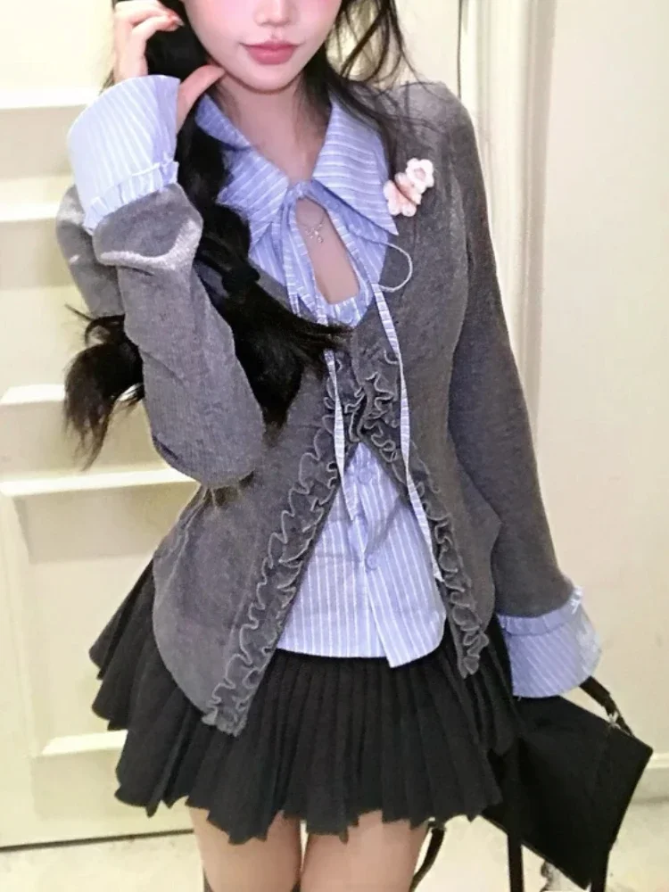 2025 New Fashion Sweet Sexy 2 Piece Set Women Y2k Harajuku Tops + Fluffy Skirt Japanese Aesthetic Bow Retro Slim Patchwork Suit
2025 New Fashion Sweet Sexy 2 Piece Set Women Y2k Harajuku Tops + Fluffy Skirt Japanese Aesthetic Bow Retro Slim Patchwork Suit