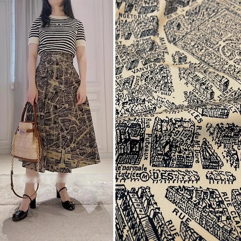 Europe and America City Building Street Map Pattern Printed Cotton Sateen Fabric For Woman Dress Pants DIY Cloth Sewing Material
Europe and America City Building Street Map Pattern Printed Cotton Sateen Fabric For Woman Dress Pants DIY Cloth Sewing Material