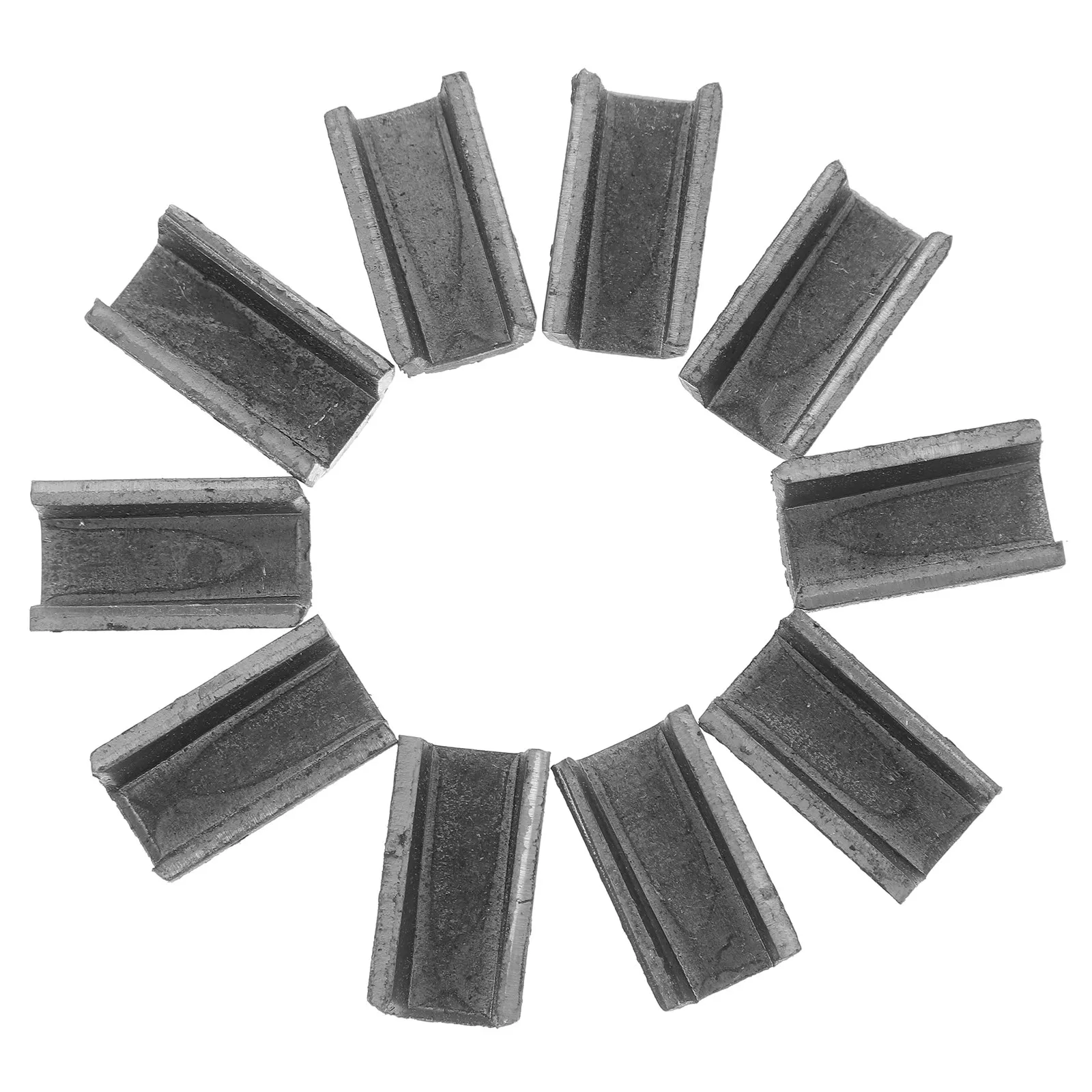 10Pcs Iron Hoe Clips Garden Tool Replacement Parts Stable Hoe Head Fixing Clips for Backyard Gardening Maintenance
10Pcs Iron Hoe Clips Garden Tool Replacement Parts Stable Hoe Head Fixing Clips for Backyard Gardening Maintenance
