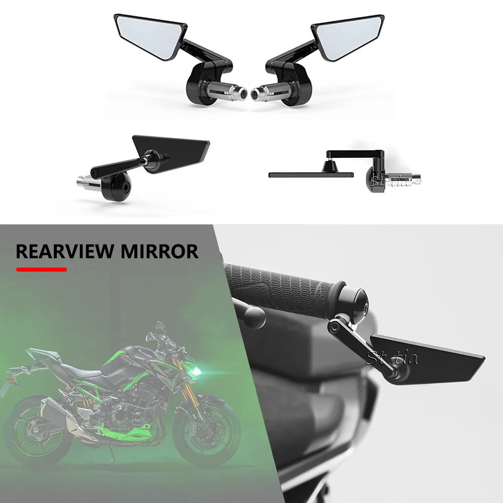 New Motorcycle Black Rearview Mirror Aluminum Rear View Mirrors For Kawasaki Z900 Z 900 z900 Z650 Z 650 z650 2021 2022 2023
New Motorcycle Black Rearview Mirror Aluminum Rear View Mirrors For Kawasaki Z900 Z 900 z900 Z650 Z 650 z650 2021 2022 2023