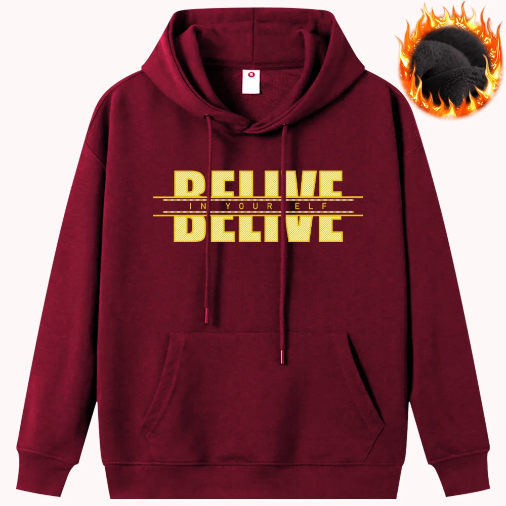 Belive Letter Printed Hoodies Warm Thick Plush Mens Clothing Hip Hop Pullover Cozy Sweatshirt Oversize Hoodie Casual Tops
Belive Letter Printed Hoodies Warm Thick Plush Mens Clothing Hip Hop Pullover Cozy Sweatshirt Oversize Hoodie Casual Tops