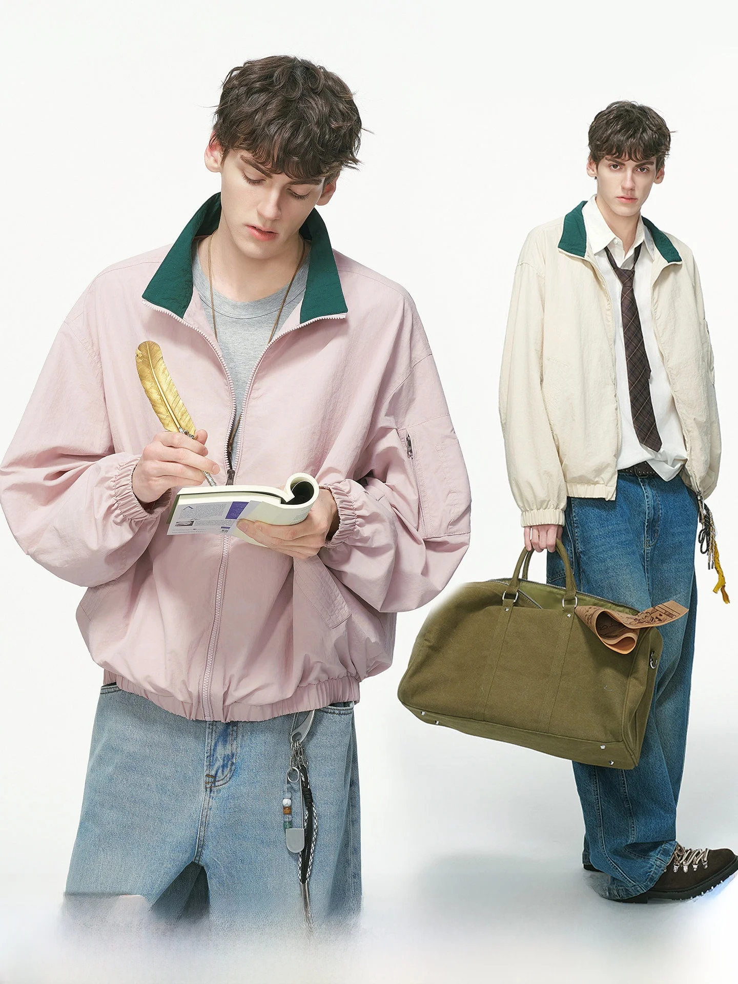 American Style Color Block Workwear Jacket Men's Casual Autumn Winter Flight Coat Youth Popular Loose Fit Polyester Fiber
American Style Color Block Workwear Jacket Men's Casual Autumn Winter Flight Coat Youth Popular Loose Fit Polyester Fiber