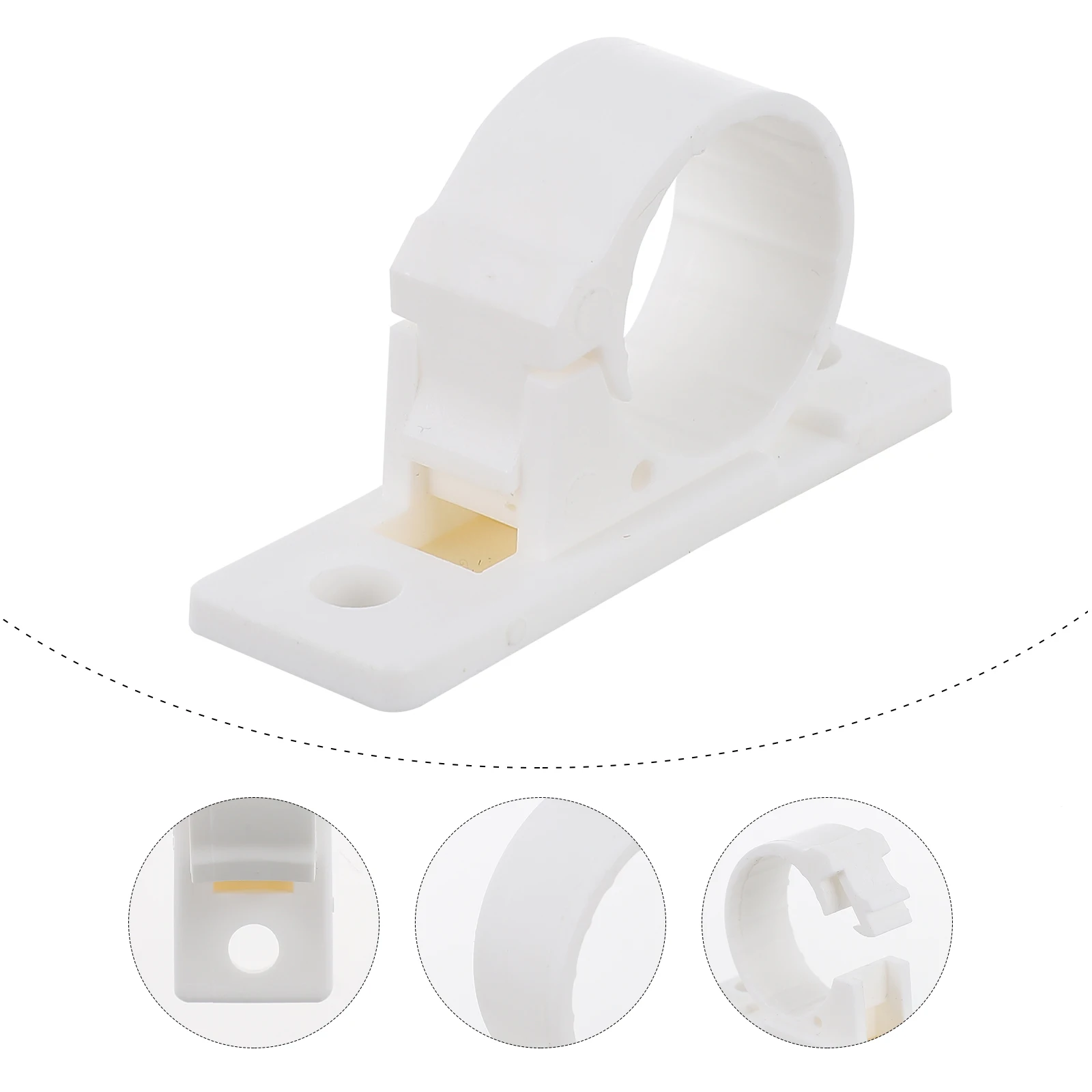 20 Pcs Cable Management Clip Self-adhesive Wire Clips Organizers Cord Plastic Holders
20 Pcs Cable Management Clip Self-adhesive Wire Clips Organizers Cord Plastic Holders