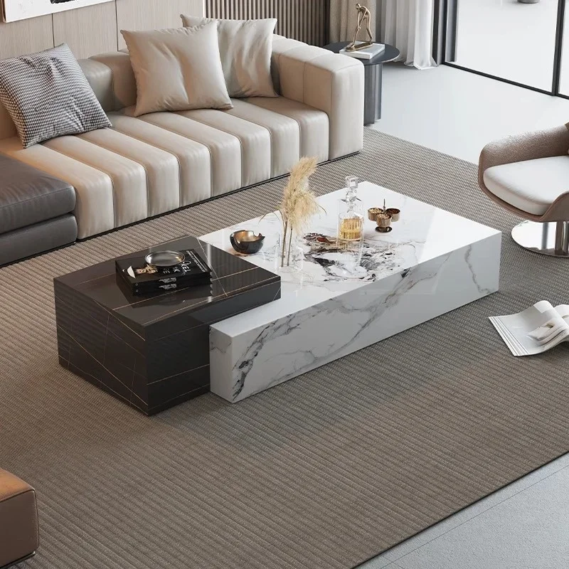 Modern luxury marble top wooden rectangular coffee table set home living room drawers stretchable furniture unique design
Modern luxury marble top wooden rectangular coffee table set home living room drawers stretchable furniture unique design