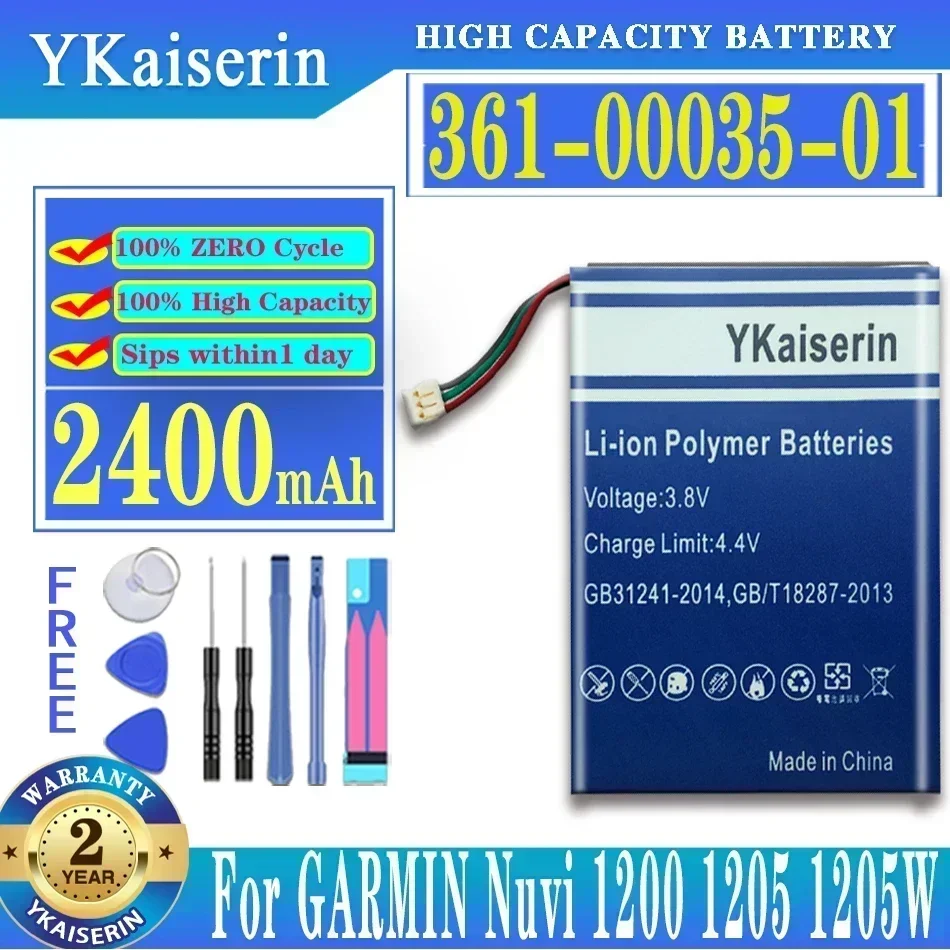 YKaiserin 361-00035-03 361-00035-01 Аккумулятор 2400 мАч для Garmin Nuvi 2405,2405LT,2447,2447LT,2455LT,2457,2475LT,2505,2547,2555LT,
YKaiserin 361-00035-03 361-00035-01 Аккумулятор 2400 мАч для Garmin Nuvi 2405,2405LT,2447,2447LT,2455LT,2457,2475LT,2505,2547,2555LT,