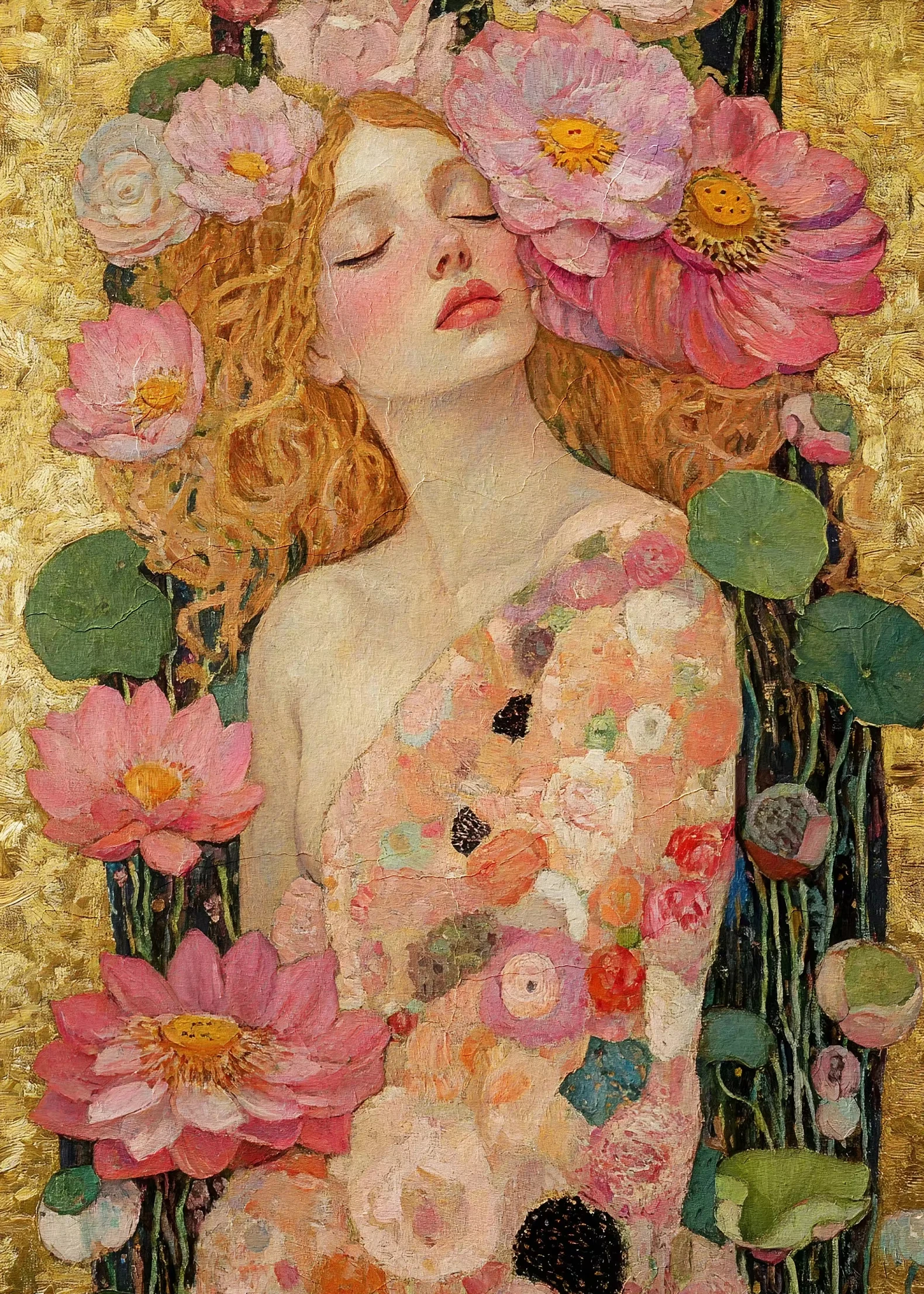DIY Dreamy Floral Lady Art Jigsaw Puzzle, Soft Golden Hues with Whimsical Flowers, Calm Elegant Bedroom Decor
DIY Dreamy Floral Lady Art Jigsaw Puzzle, Soft Golden Hues with Whimsical Flowers, Calm Elegant Bedroom Decor