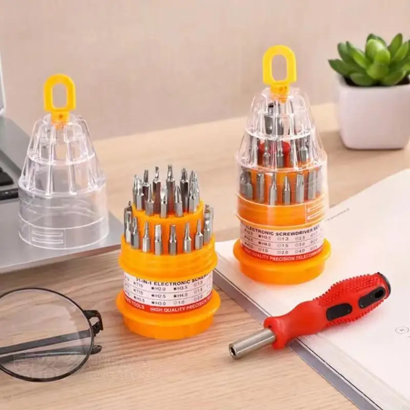 Ergonomic Handle 31 Part Screwdriver Set For Phone Computer Camera Maintenance L4MF
Ergonomic Handle 31 Part Screwdriver Set For Phone Computer Camera Maintenance L4MF