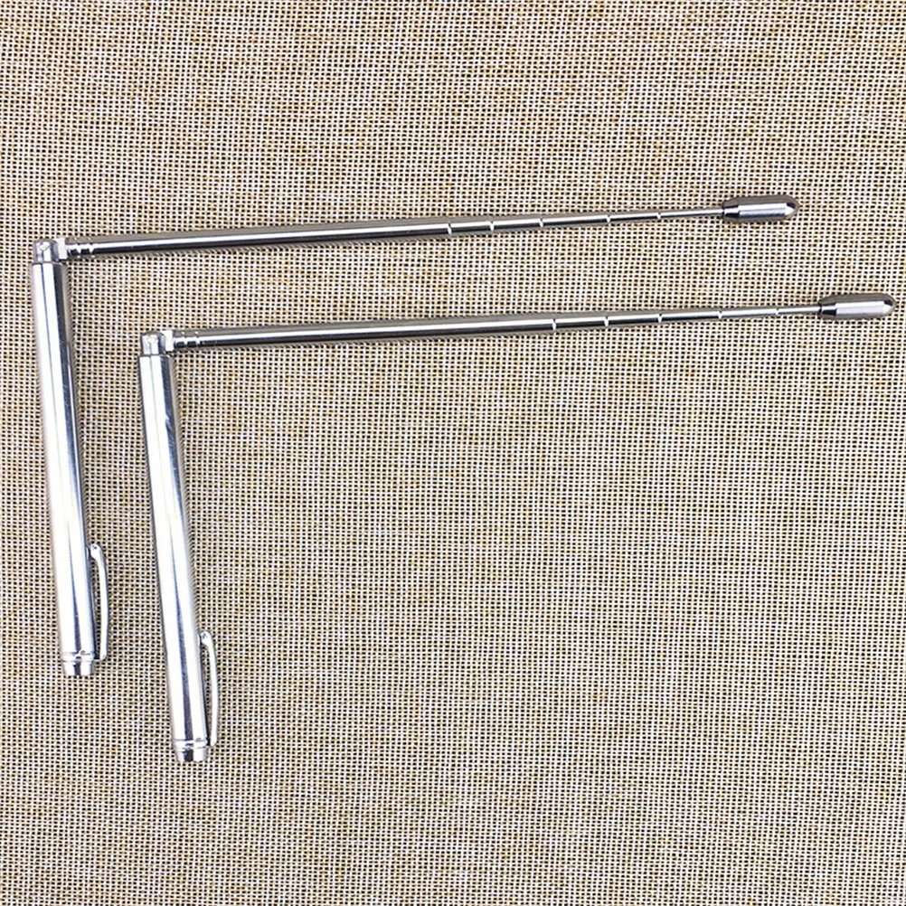 2pcs Stainless Steel Dowsing Rods Portable Divining Tools For Water Hunting Treasure Finding Lightweight Pendulum Probe Rods
2pcs Stainless Steel Dowsing Rods Portable Divining Tools For Water Hunting Treasure Finding Lightweight Pendulum Probe Rods
