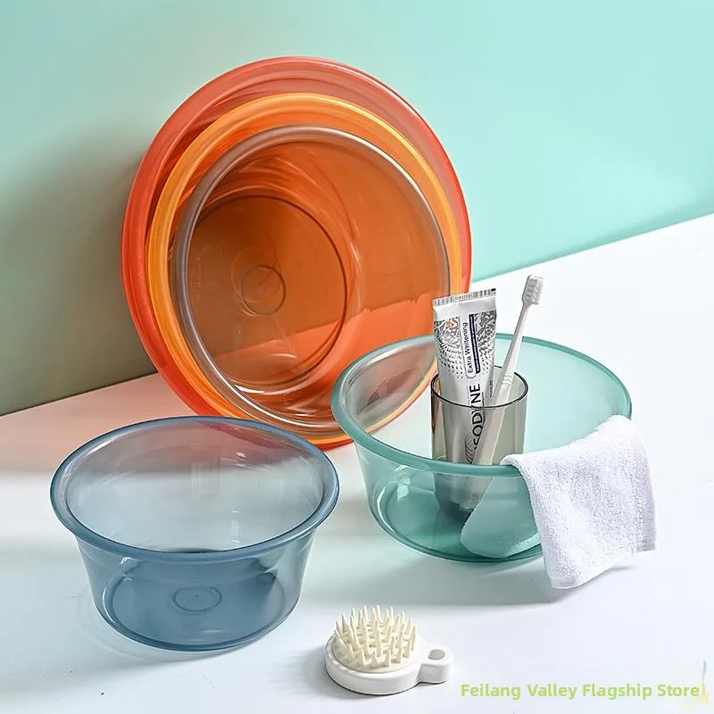 Thiened Transparent Plastic Waing Basin Home Use Laundry Basin Student Dormi Foot Waing Basin Multi-Sized Vegetable...
Thiened Transparent Plastic Waing Basin Home Use Laundry Basin Student Dormi Foot Waing Basin Multi-Sized Vegetable...