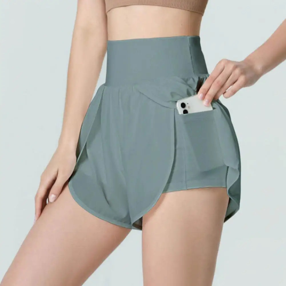 Women Pocket Fitness Shorts High Waist 2 In 1 Running Shorts Solid Color Breathable Quick Dry Female Gym Sportswear Clothes
Women Pocket Fitness Shorts High Waist 2 In 1 Running Shorts Solid Color Breathable Quick Dry Female Gym Sportswear Clothes
