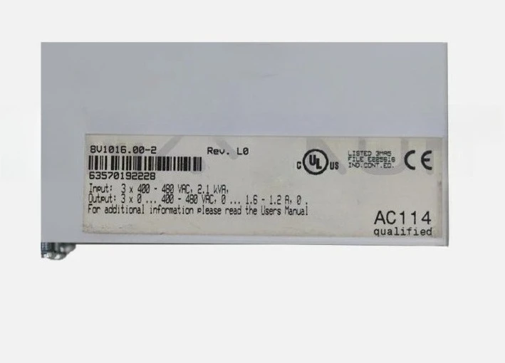 Brand New Original 8V1016.00-2 8V1090.00-2 Electric Servo Motor Drive Controller Amplifier Fast Delivery
Brand New Original 8V1016.00-2 8V1090.00-2 Electric Servo Motor Drive Controller Amplifier Fast Delivery