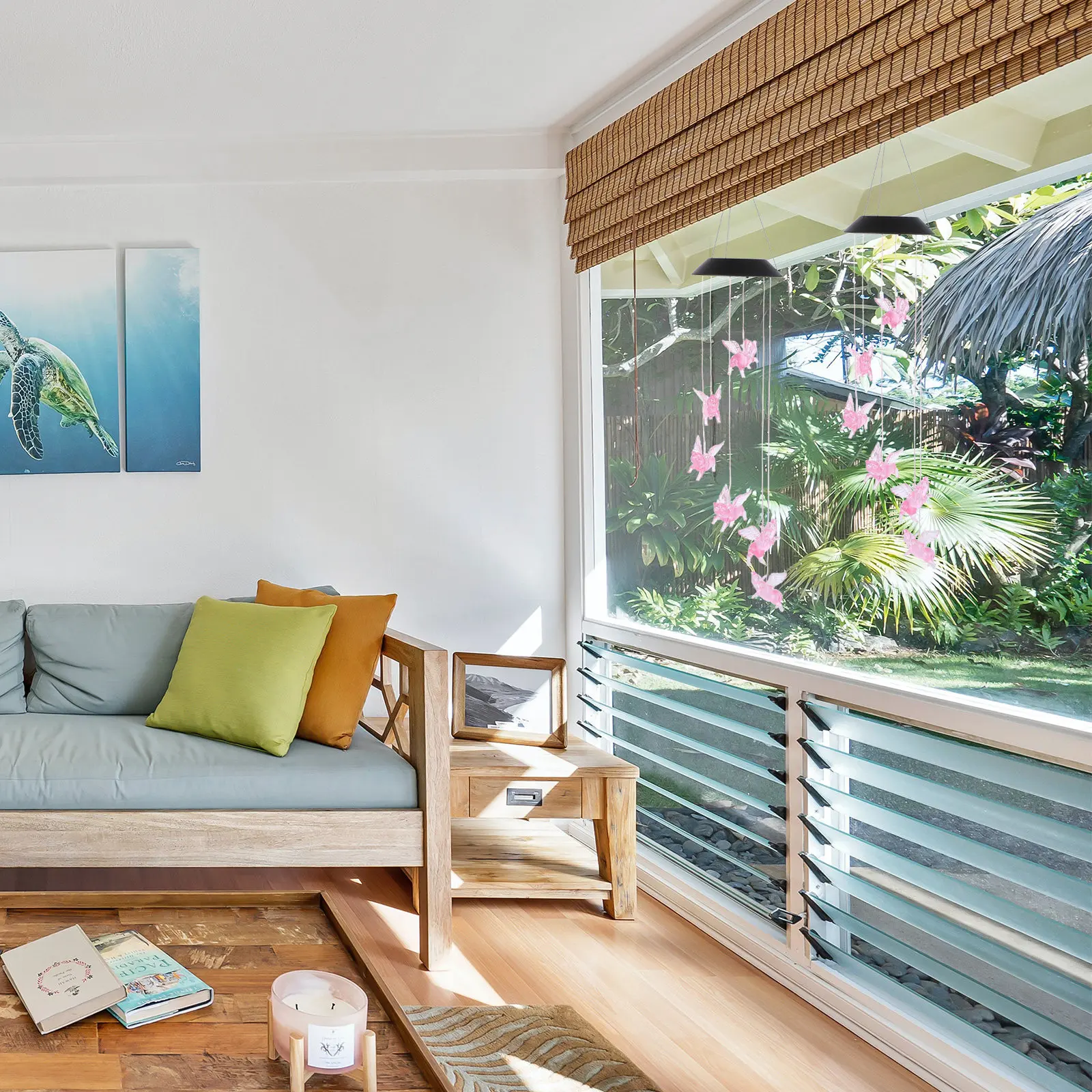 Солнечный светильник-колокольчик с дизайном летающих свинок, меняющий цвет, светодиодный, для сада, патио, улицы, балкона, двора, газона, декоративное украшение
Солнечный светильник-колокольчик с дизайном летающих свинок, меняющий цвет, светодиодный, для сада, патио, улицы, балкона, двора, газона, декоративное украшение