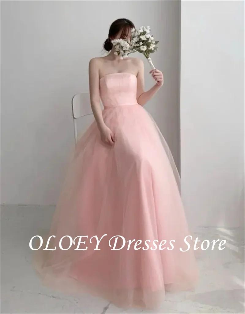 OLOEY Fairy Pink Soft Tulle Wedding Dresses Photo shoot Bolero A Line Prom Gowns Bride Dress Customized Elegant
OLOEY Fairy Pink Soft Tulle Wedding Dresses Photo shoot Bolero A Line Prom Gowns Bride Dress Customized Elegant