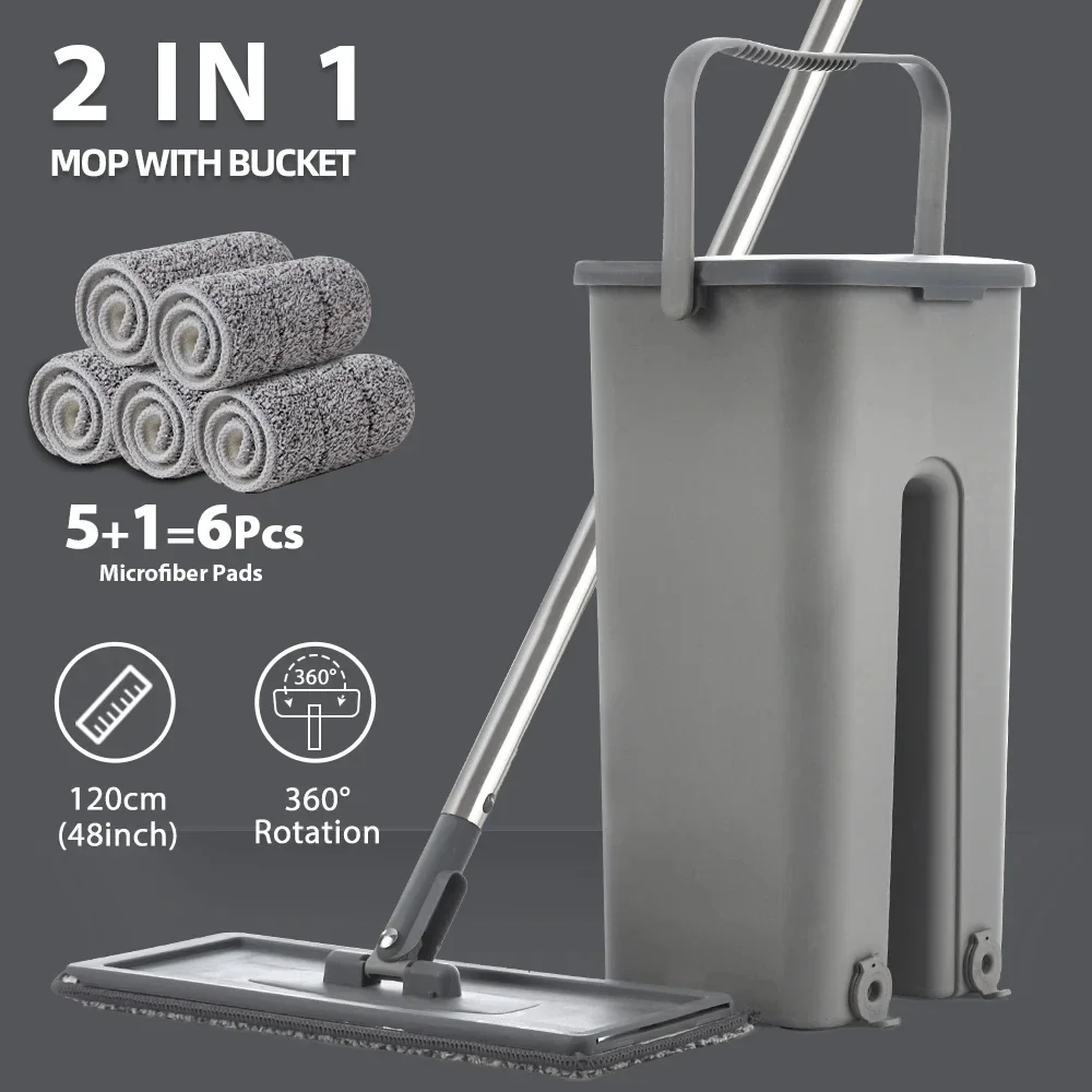 Hand Free Flat Floor Mop And Bucket Set For Professional Home Floor Cleaning System With Washable Microfiber Pads For Hardwood
Hand Free Flat Floor Mop And Bucket Set For Professional Home Floor Cleaning System With Washable Microfiber Pads For Hardwood