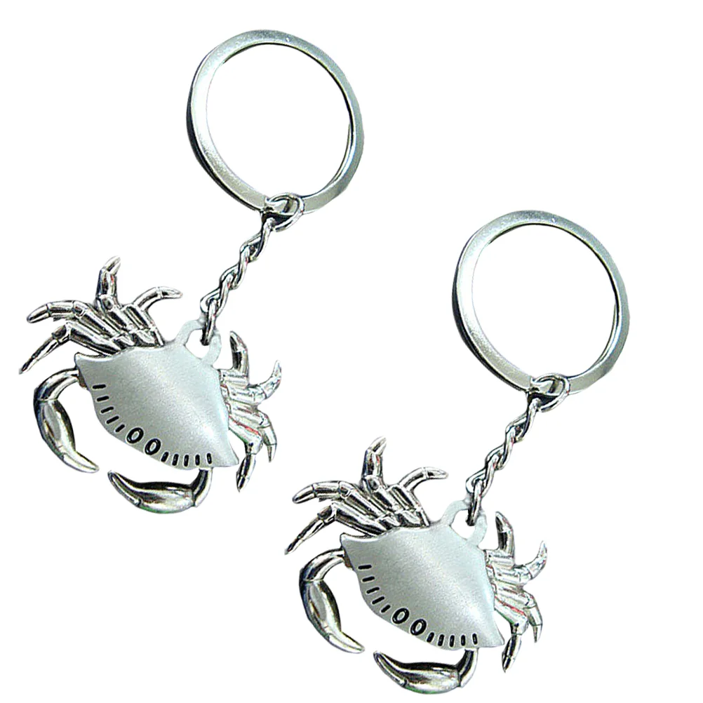 2 Pcs Crab Keychain Metal Chains Keychains Zinc Alloy Rings Rucksack Stylish for Men Gift
2 Pcs Crab Keychain Metal Chains Keychains Zinc Alloy Rings Rucksack Stylish for Men Gift