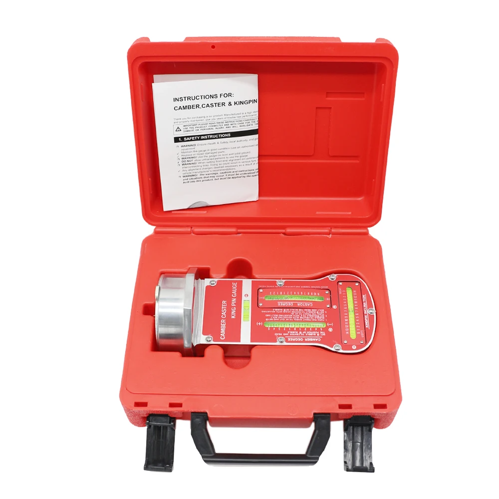 Front Wheel Camber Locator Steering Angle Measuring Instrument Measurement of Camber and Main Pin Inclination
Front Wheel Camber Locator Steering Angle Measuring Instrument Measurement of Camber and Main Pin Inclination