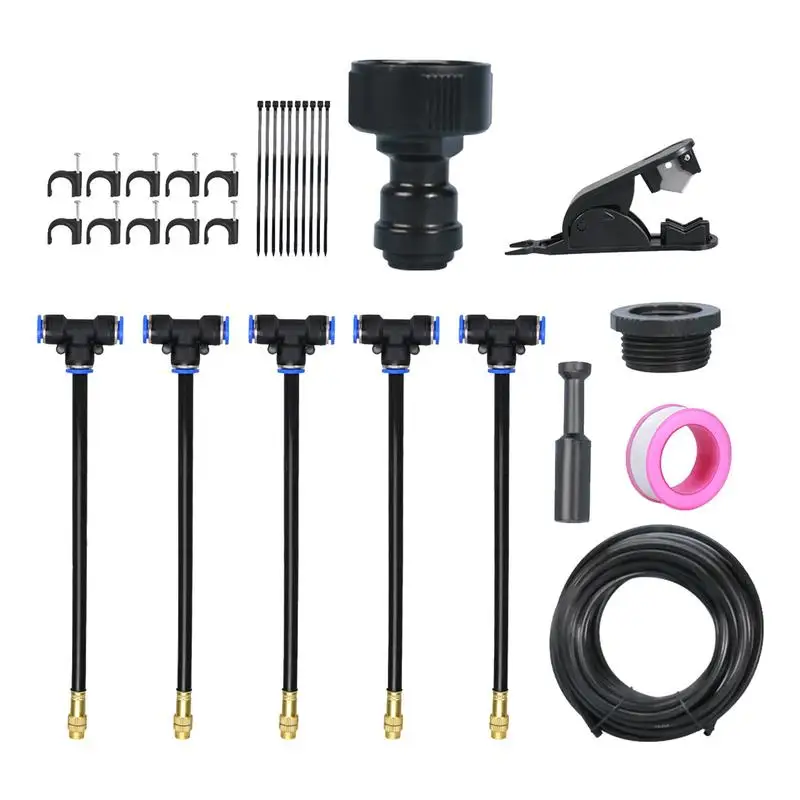 Garden Sprinkler System 360 Degree Bendable Automatic Irrigation Kit Home Gardening Equipment For Balcony Orchard Landscape
Garden Sprinkler System 360 Degree Bendable Automatic Irrigation Kit Home Gardening Equipment For Balcony Orchard Landscape