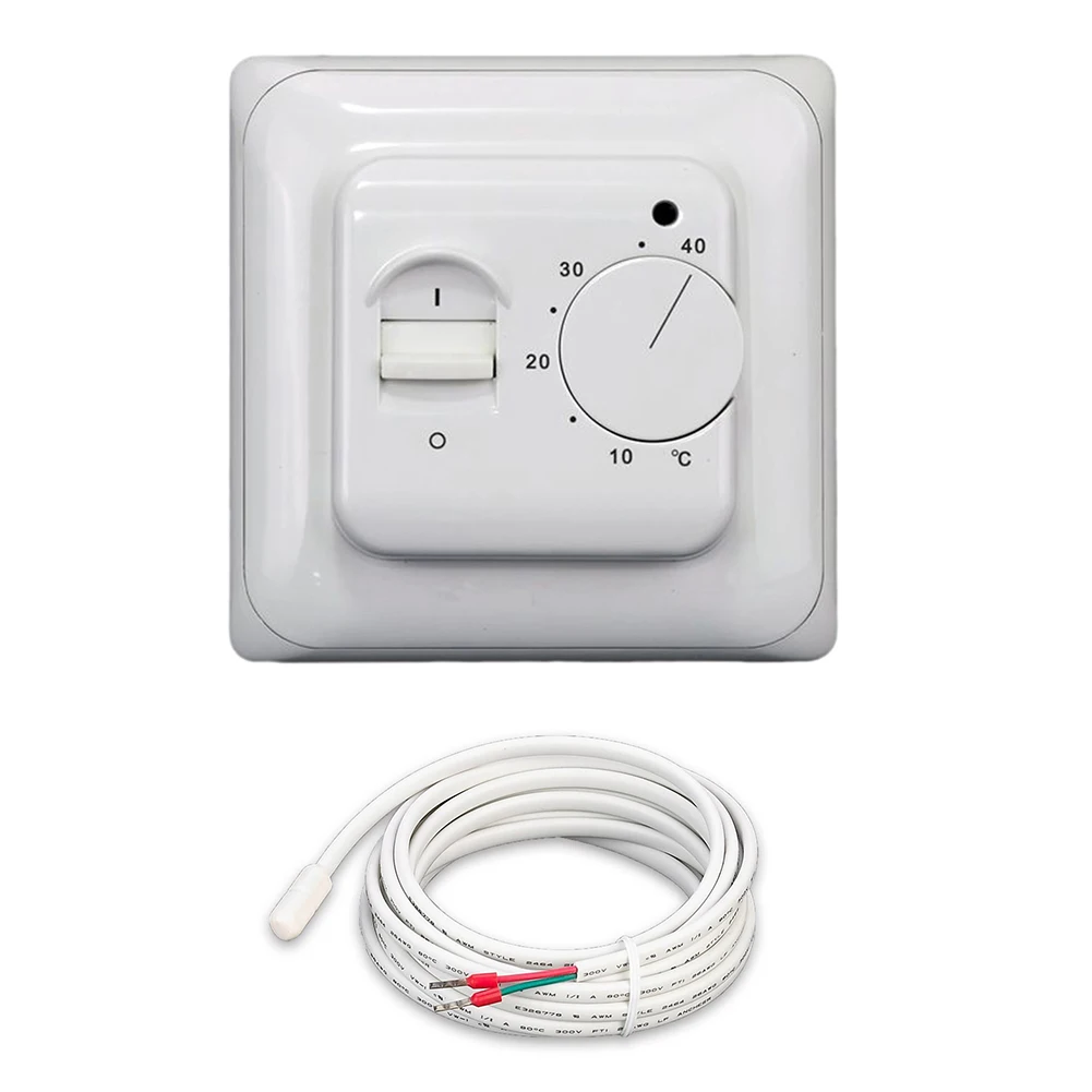 1pc Electric Floor Heating Room Thermostat 220V Temperature Controller Meter With Sensor SP-6000 Room Mechanical Thermostat
1pc Electric Floor Heating Room Thermostat 220V Temperature Controller Meter With Sensor SP-6000 Room Mechanical Thermostat
