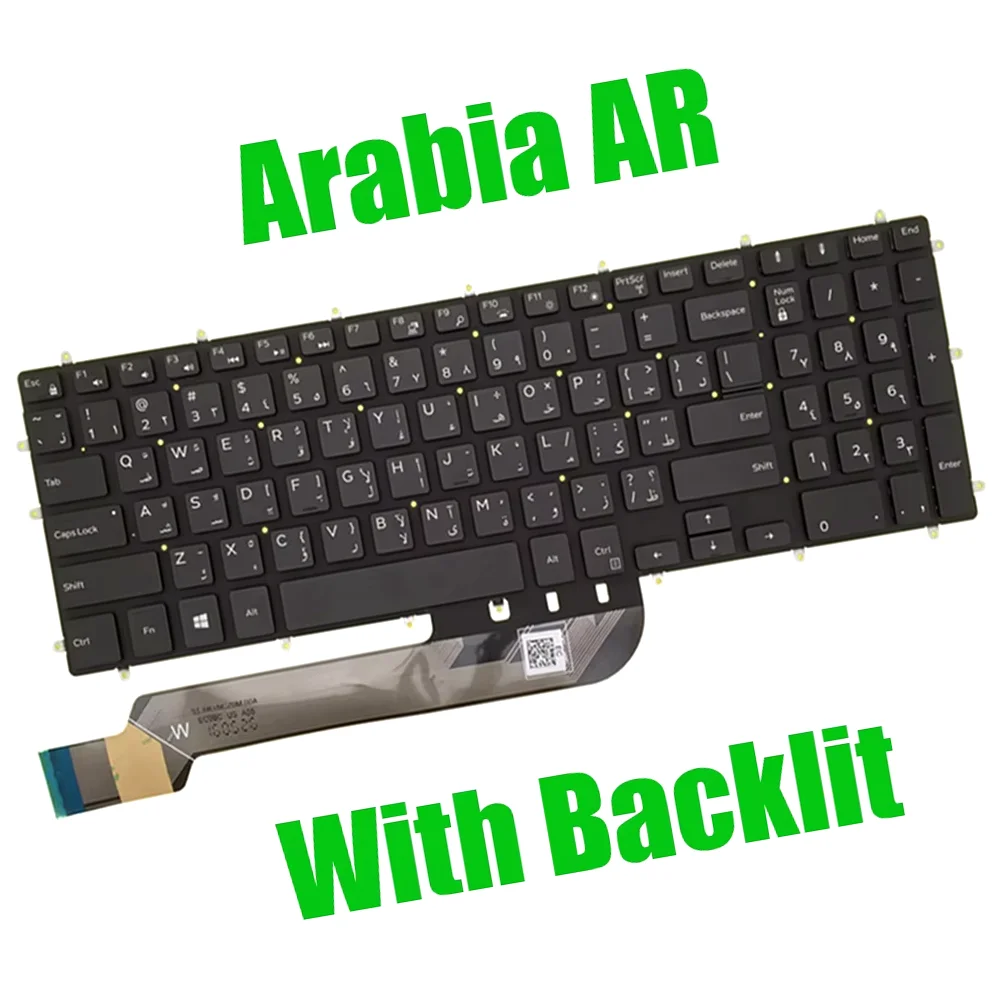 Arabia AR Keyboard For DELL For Inspiron 5565 5567 5570 5575 5583 5770 5775 7566 7567 7577 5765 5767 7773 7778 7779 7786 Backlit
Arabia AR Keyboard For DELL For Inspiron 5565 5567 5570 5575 5583 5770 5775 7566 7567 7577 5765 5767 7773 7778 7779 7786 Backlit