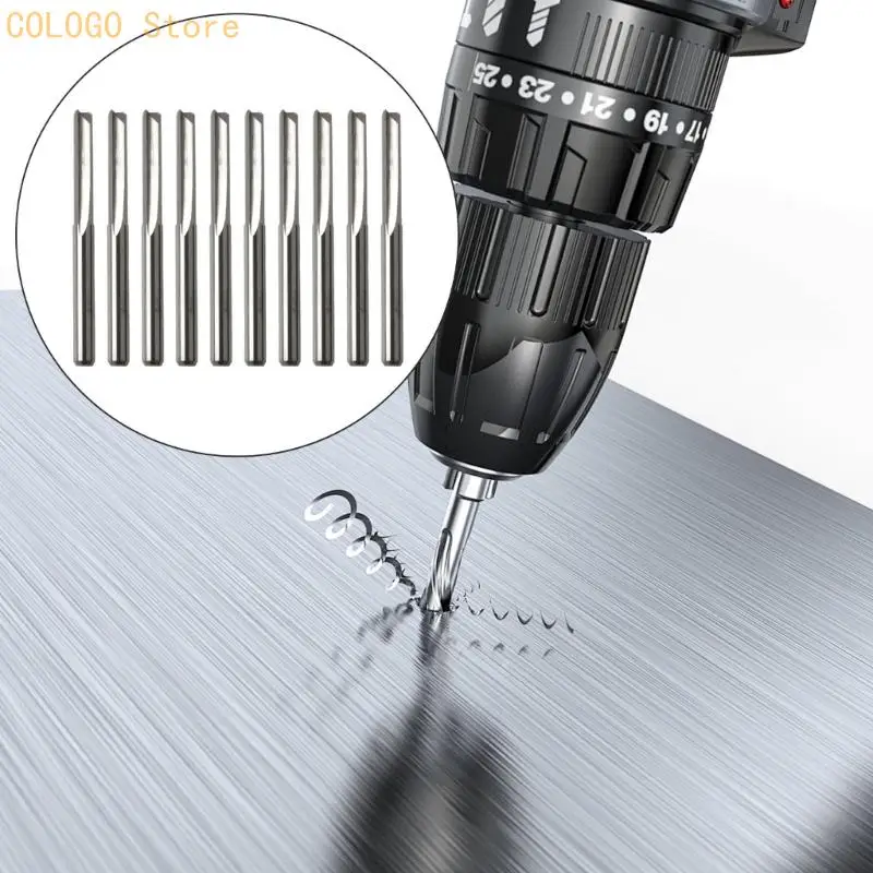 10Pcs Router Bit 3.175mm Straight Slot High Speed Steel Milling Cutter Flute Router Bit For Hardwood Metal Engraving D0LD
10Pcs Router Bit 3.175mm Straight Slot High Speed Steel Milling Cutter Flute Router Bit For Hardwood Metal Engraving D0LD