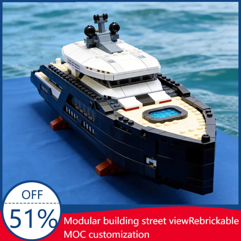 2977 PCS Midi Scale Yacht Model (2977 Pieces, With Interior) Building Blocks Kids Assembly Toy Birthday Creative Display Gift
2977 PCS Midi Scale Yacht Model (2977 Pieces, With Interior) Building Blocks Kids Assembly Toy Birthday Creative Display Gift
