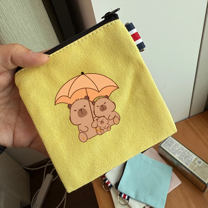Kawaii Capybara Zero Wallet Large Capacity Coin Purse Cute Cartoon Storage Bags Large Capacity Zipper Canvas Pouch Birthday Gift
Kawaii Capybara Zero Wallet Large Capacity Coin Purse Cute Cartoon Storage Bags Large Capacity Zipper Canvas Pouch Birthday Gift