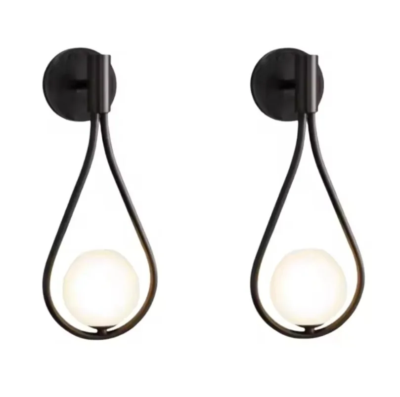 2025 Modern Glass Ball Wall Lamps for Bedroom Bedside Decoration Sconce Light Background Hotel Lighting Fixtures Luminaire
2025 Modern Glass Ball Wall Lamps for Bedroom Bedside Decoration Sconce Light Background Hotel Lighting Fixtures Luminaire